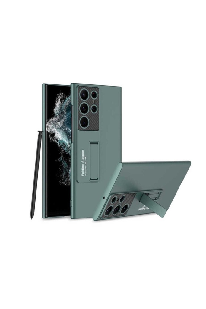 Samsung Galaxy S22 Ultra Uyumlu Kılıf Zore Standlı Ays Kapak