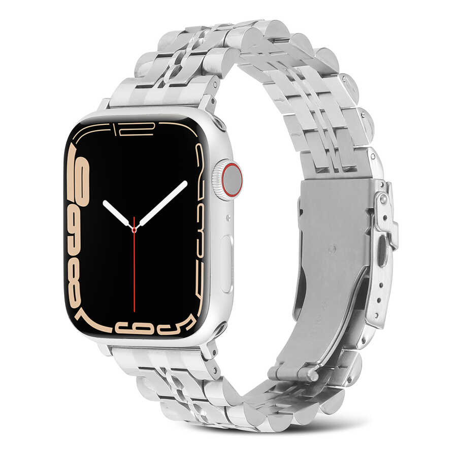 ​​​Apple Watch 40mm Uyumlu KRD-54 Metal Kordon