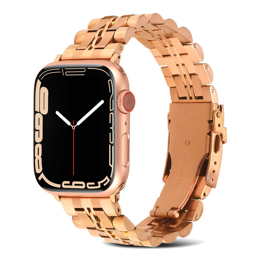 ​​​Apple Watch 40mm Uyumlu KRD-54 Metal Kordon
