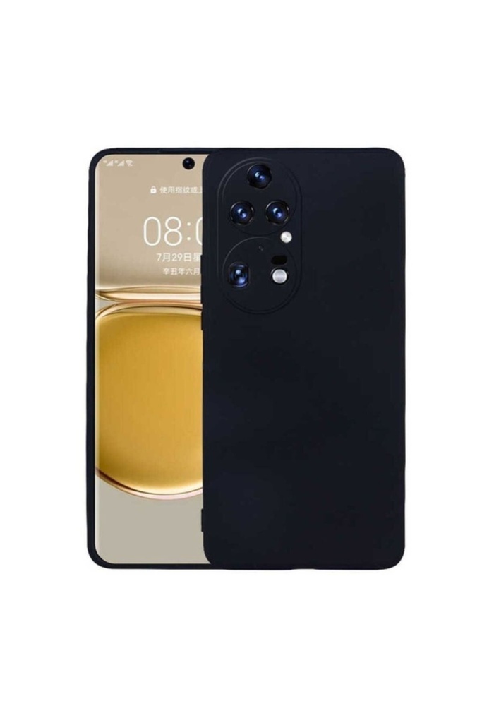 [RNZ-TA69839] Huawei P50 Pro Uyumlu Kılıf Zore Premier Silikon Kapak (Siyah)