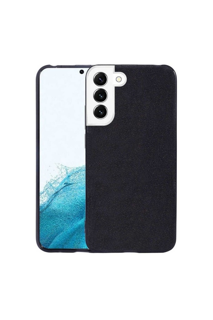[RNZ-TA69861] Samsung Galaxy S22 Plus Uyumlu Kılıf Zore Shining Silikon (Siyah)