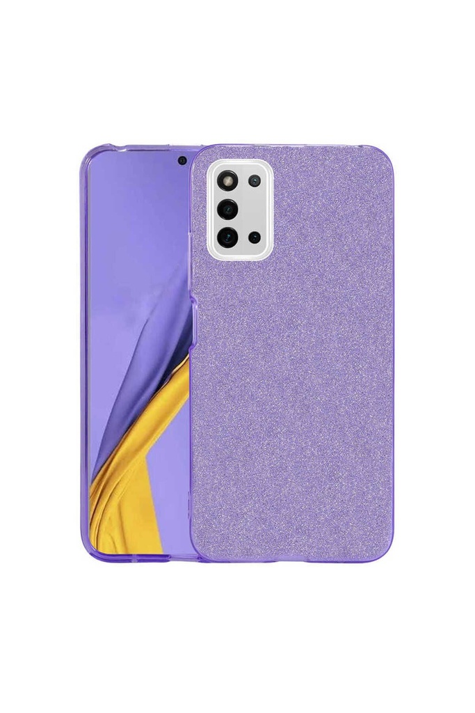Samsung Galaxy A03S Uyumlu Kılıf Zore Shining Silikon