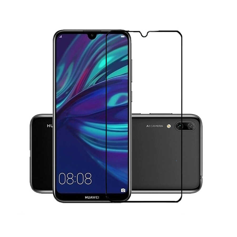 [RNZ-TA70066] Huawei Y7 Prime 2019 Uyumlu Davin 5D Cam Ekran Koruyucu