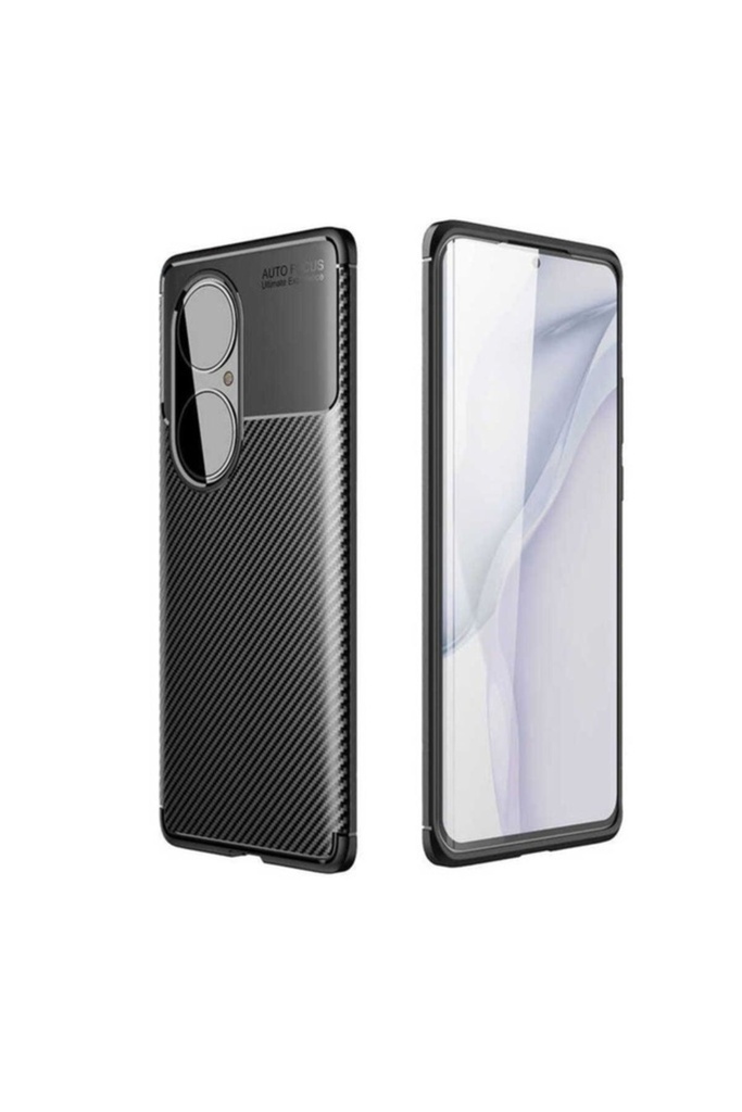 [RNZ-TA70108] Huawei P50 Pro Uyumlu Kılıf Zore Negro Silikon Kapak (Siyah)