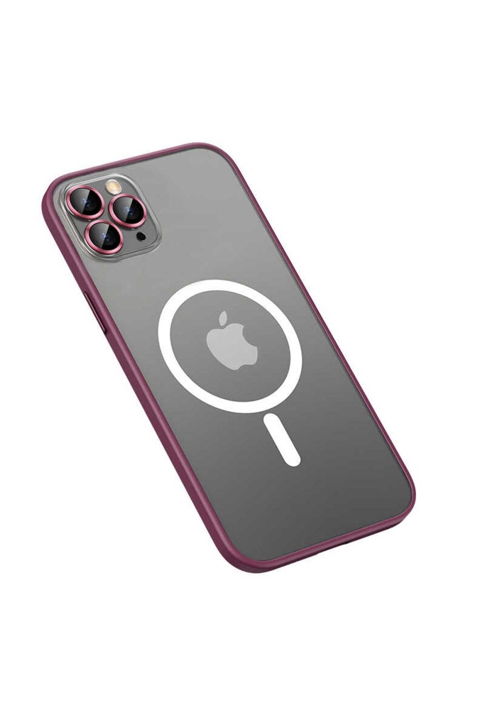 Apple iPhone 11 Pro Max Uyumlu Kılıf Zore Mokka Wireless Kapak