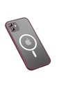 Apple iPhone 12 Uyumlu Kılıf Zore Mokka Wireless Kapak