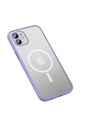 Apple iPhone 12 Uyumlu Kılıf Zore Mokka Wireless Kapak