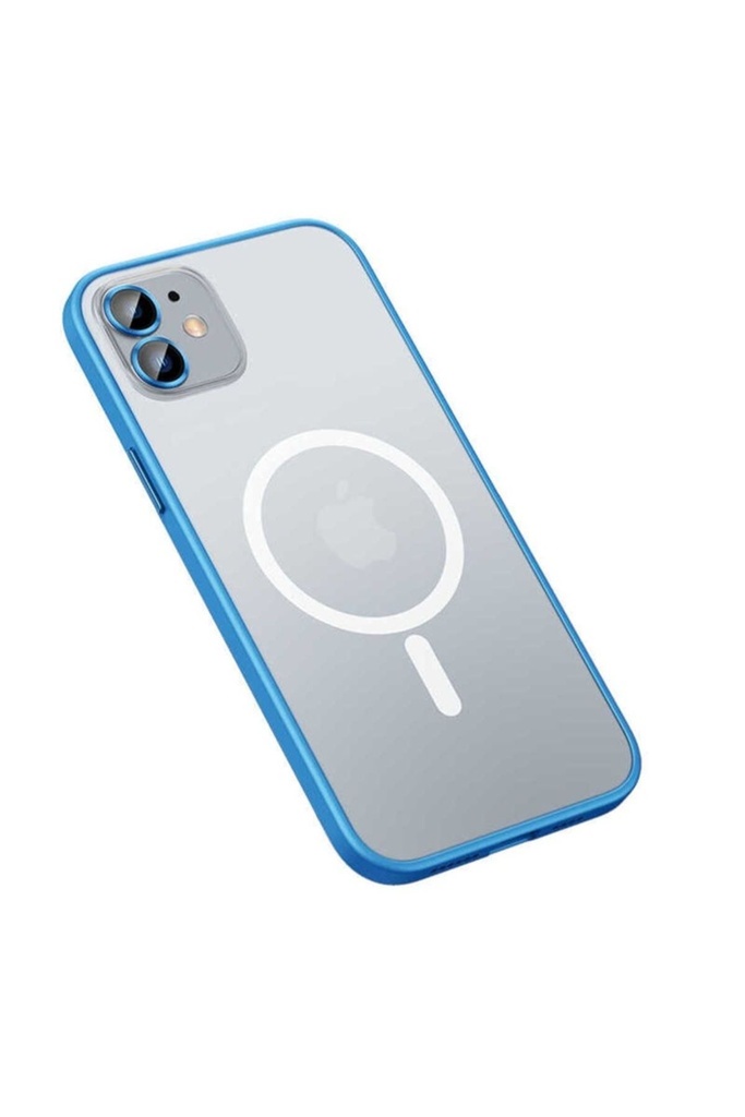 Apple iPhone 12 Uyumlu Kılıf Zore Mokka Wireless Kapak