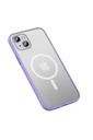 Apple iPhone 13 Uyumlu Kılıf Zore Mokka Wireless Kapak