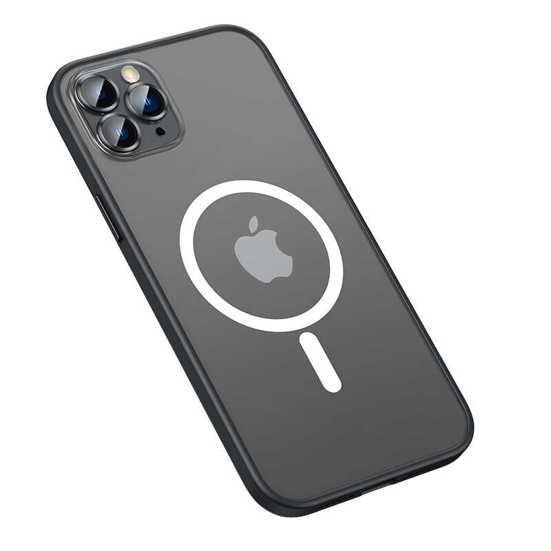 [RNZ-TA70161] Apple iPhone 13 Pro Uyumlu Kılıf Zore Mokka Wireless Kapak (Siyah)