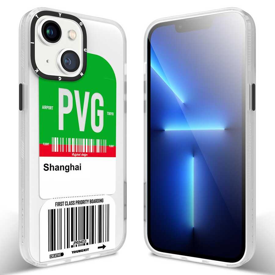 Apple iPhone 13 Uyumlu Kılıf YoungKit Any Time Trip Serisi Kapak