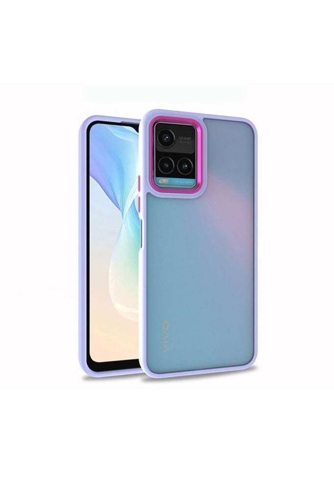 Vivo Y21S Uyumlu Kılıf Zore Flora Kapak