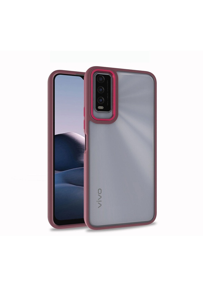 Vivo Y20S Uyumlu Kılıf Zore Flora Kapak