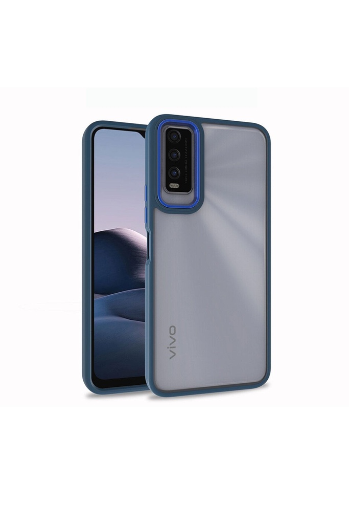 Vivo Y20 Uyumlu Kılıf Zore Flora Kapak