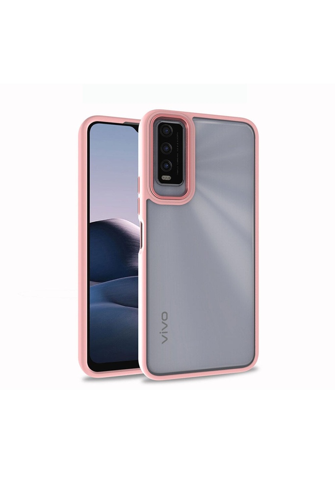 Vivo Y20 Uyumlu Kılıf Zore Flora Kapak
