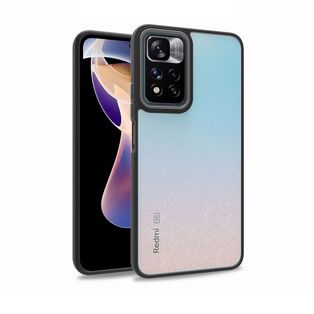 [RNZ-TA70534] Xiaomi Poco M4 Pro 5G Uyumlu Kılıf Zore Flora Kapak (Siyah)