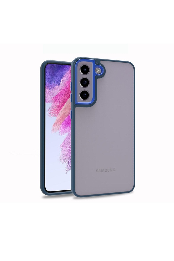 [RNZ-TA70552] Samsung Galaxy S21 FE Uyumlu Kılıf Zore Flora Kapak (Siyah)