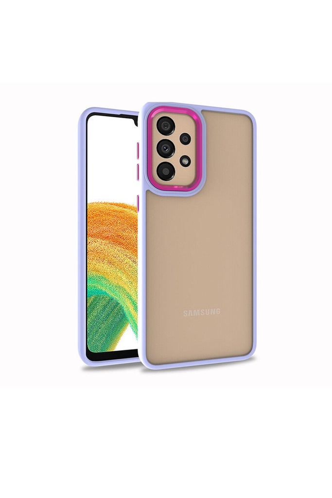 Samsung Galaxy A73 Uyumlu Kılıf Zore Flora Kapak
