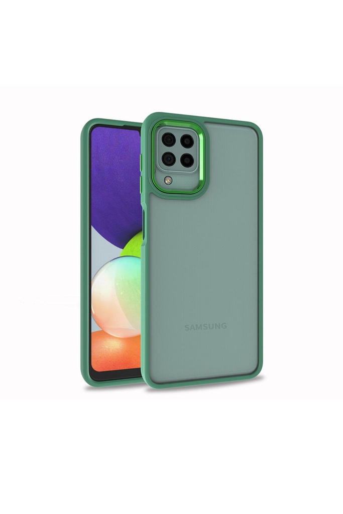 Samsung Galaxy A22 4G Uyumlu Kılıf Zore Flora Kapak