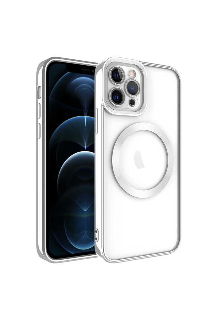 Apple iPhone 11 Pro Uyumlu Kılıf M-safe Wireless Şarj Özellikli Zore Setro Silikon