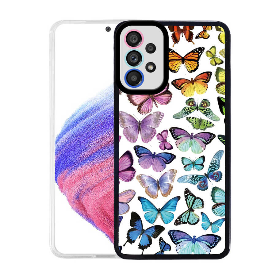 Samsung Galaxy A13 4G Uyumlu Kılıf Zore M-Fit Desenli Kapak