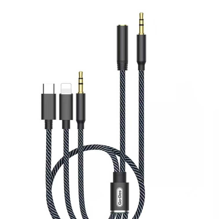 [RNZ-TA71771] ​Go Des GAC-368 5 in 1 Aux Audio Kablo