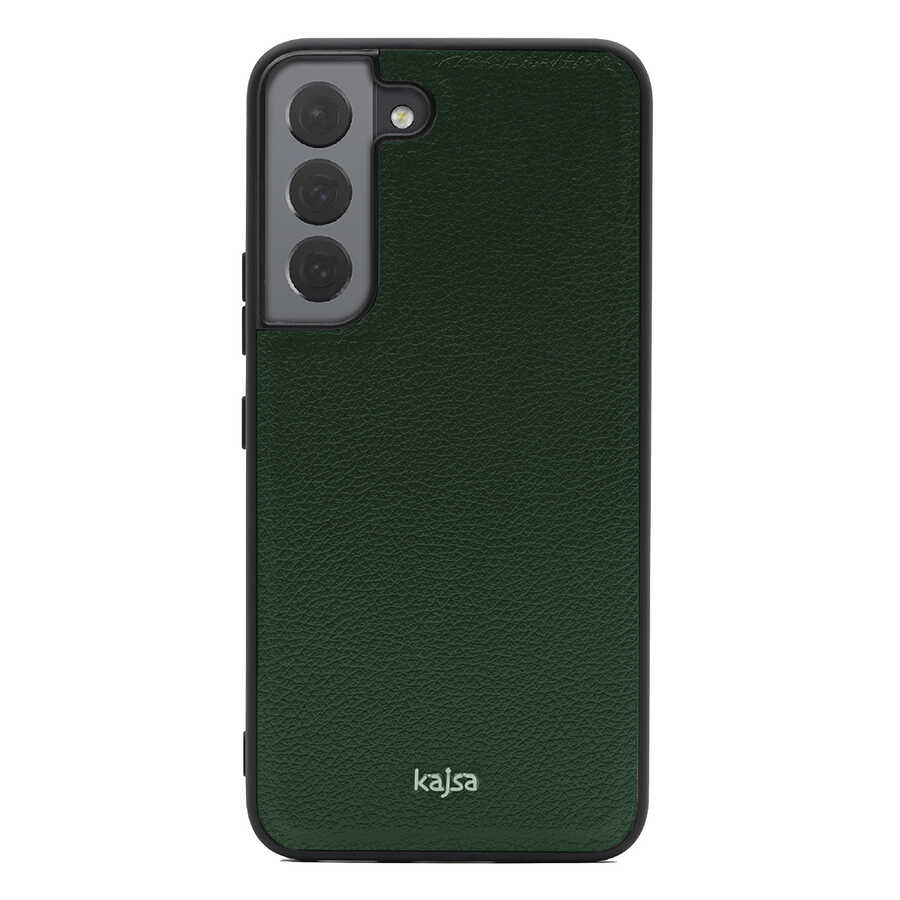 Samsung Galaxy S22 Plus Uyumlu Kılıf ​Kajsa Luxe Collection Hakiki Deri Kapak