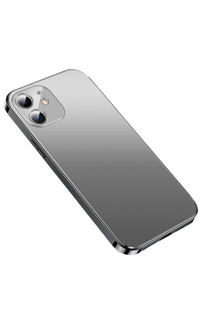 [RNZ-TA70960] Apple iPhone 12 Uyumlu Kılıf Zore Bobo Kapak (Siyah)
