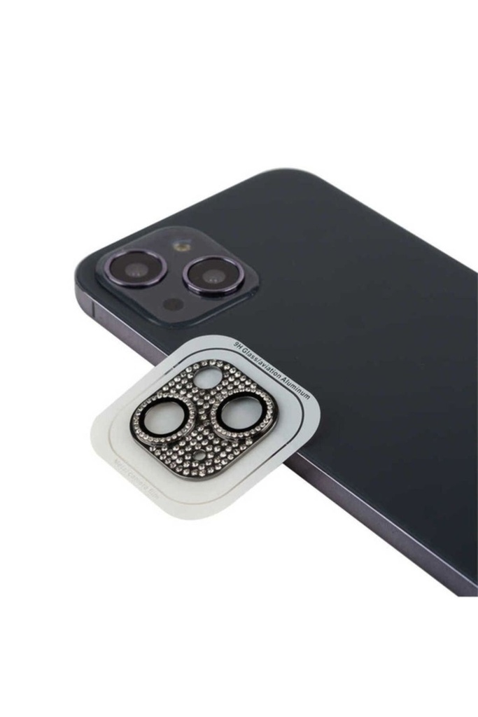 [RNZ-TA71094] Apple iPhone 13 Mini Uyumlu Zore CL-08 Kamera Lens Koruyucu (Siyah)