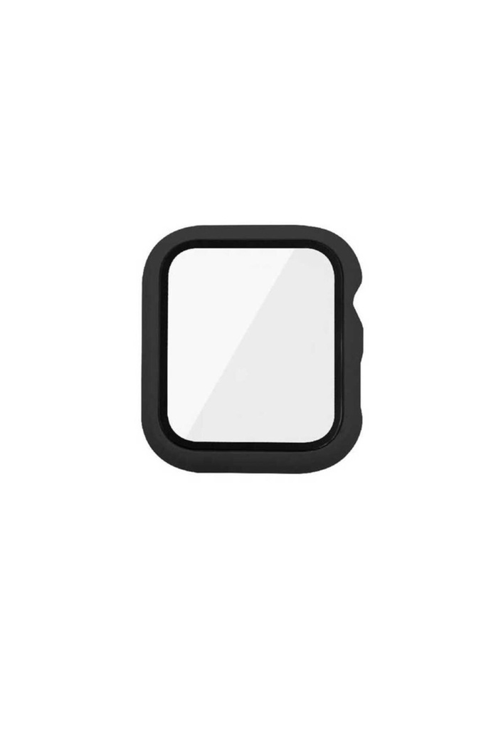 [RNZ-TA71188] Apple Watch 44mm Uyumlu Zore Watch Gard 07 Sert PC Koruyucu (Siyah)
