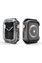 Apple Watch 38mm Uyumlu Zore Watch Gard 08 Sert PC + Silikon Koruyucu