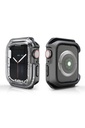 Apple Watch 7 41mm Uyumlu Zore Watch Gard 08 Sert PC + Silikon Koruyucu