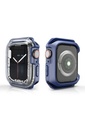 Apple Watch 7 41mm Uyumlu Zore Watch Gard 08 Sert PC + Silikon Koruyucu
