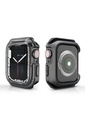 Apple Watch 7 41mm Uyumlu Zore Watch Gard 08 Sert PC + Silikon Koruyucu