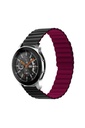 Samsung Galaxy Watch 42mm Uyumlu Kordon Suni Deri Yumuşak Soft Yüzey KRD-52 Kayış
