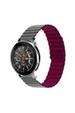 Samsung Gear S2 Uyumlu Kordon Suni Deri Yumuşak Soft Yüzey KRD-52 Kayış