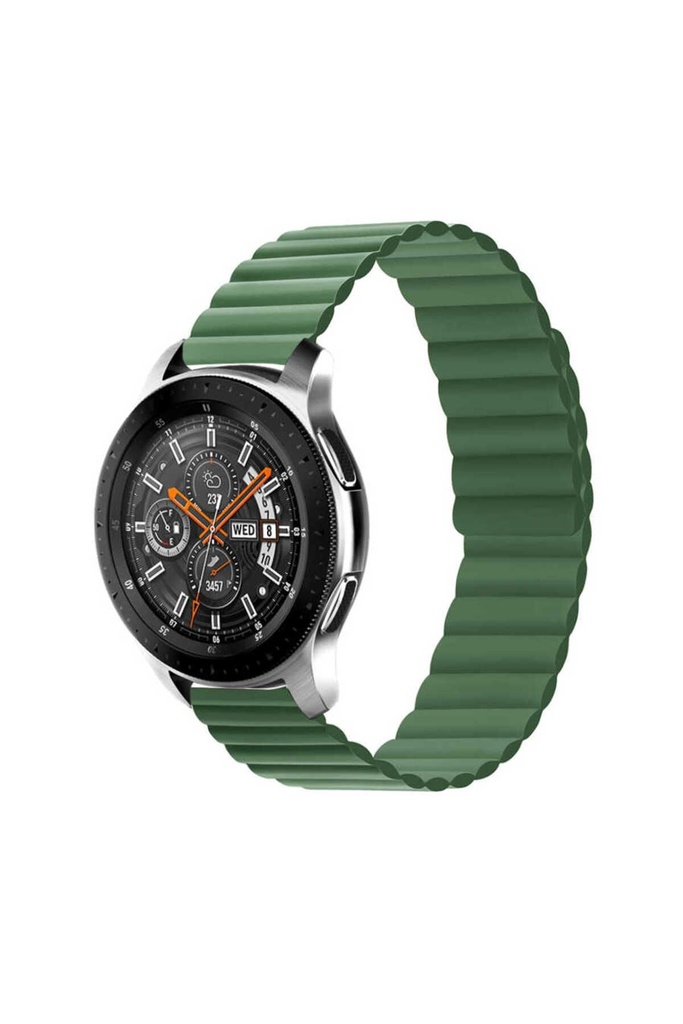 Samsung Gear S2 Uyumlu Kordon Suni Deri Yumuşak Soft Yüzey KRD-52 Kayış