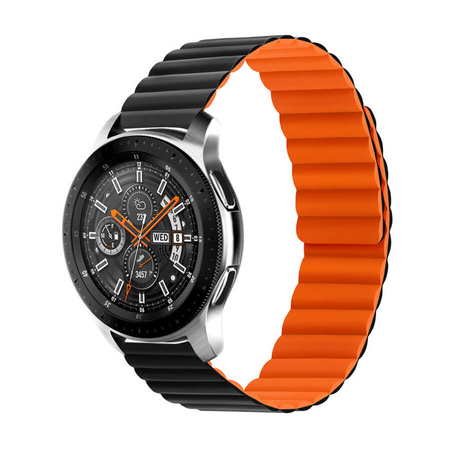 Huawei GT2 42mm Uyumlu Kordon Suni Deri Yumuşak Soft Yüzey KRD-52 Kayış