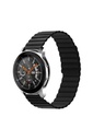 Samsung Galaxy Watch 46mm Uyumlu Kordon Suni Deri Yumuşak Soft Yüzey KRD-52 Kayış