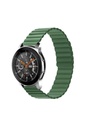 Samsung Galaxy Watch 46mm Uyumlu Kordon Suni Deri Yumuşak Soft Yüzey KRD-52 Kayış