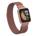 Xiaomi Redmi Watch (Mi Watch Lite) Uyumlu Kordon Hasır Metal Mıknatıslı Zore KRD-58 Kayış
