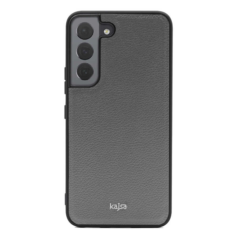 Samsung Galaxy S22 Uyumlu Kılıf ​Kajsa Luxe Collection Hakiki Deri Kapak