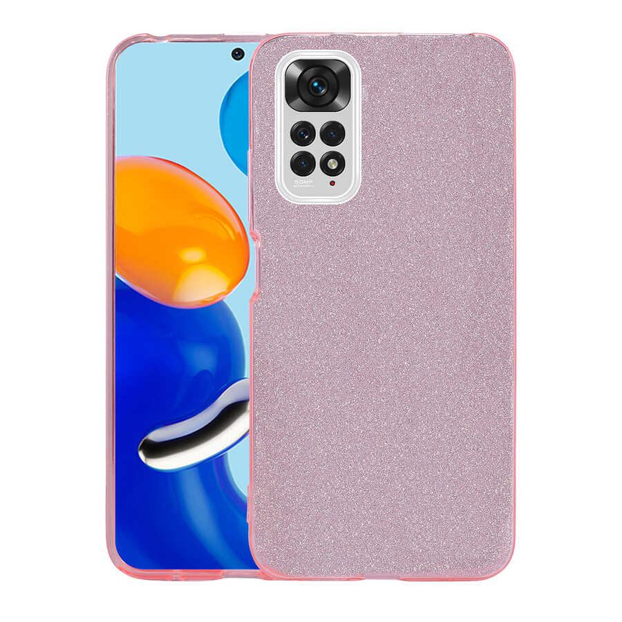Xiaomi Redmi Note 11S Global Uyumlu Kılıf Zore Shining Silikon