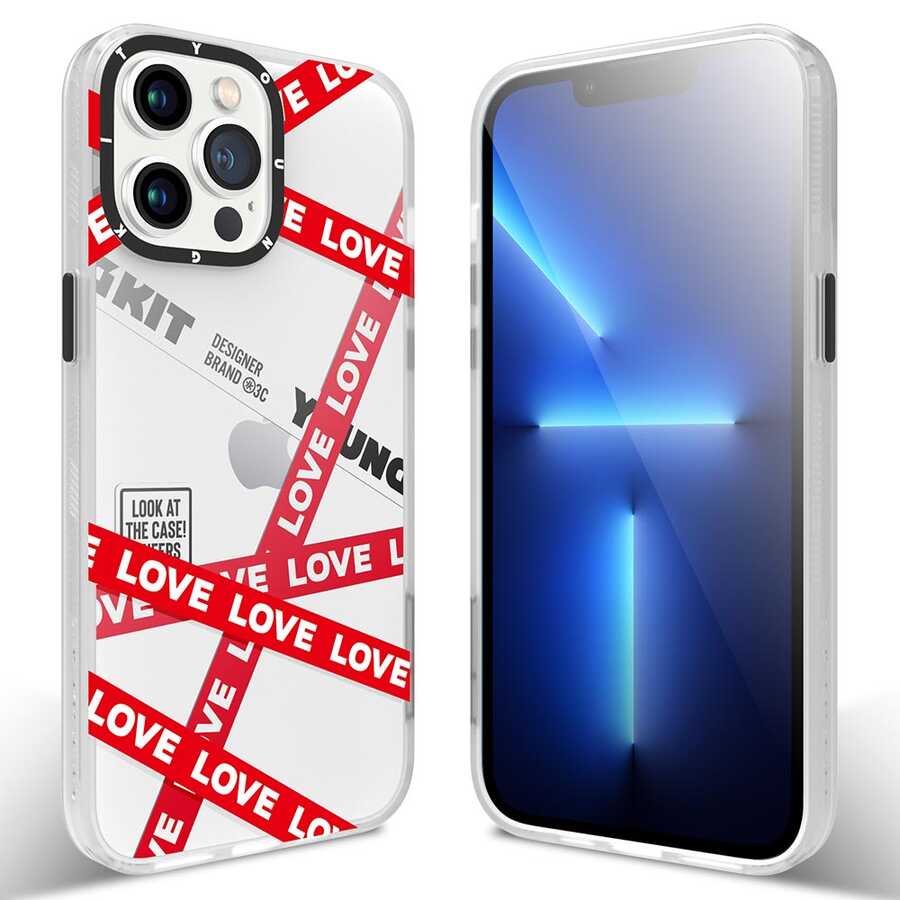 Apple iPhone 13 Pro Max Uyumlu Kılıf YoungKit Holiday Serisi Kapak