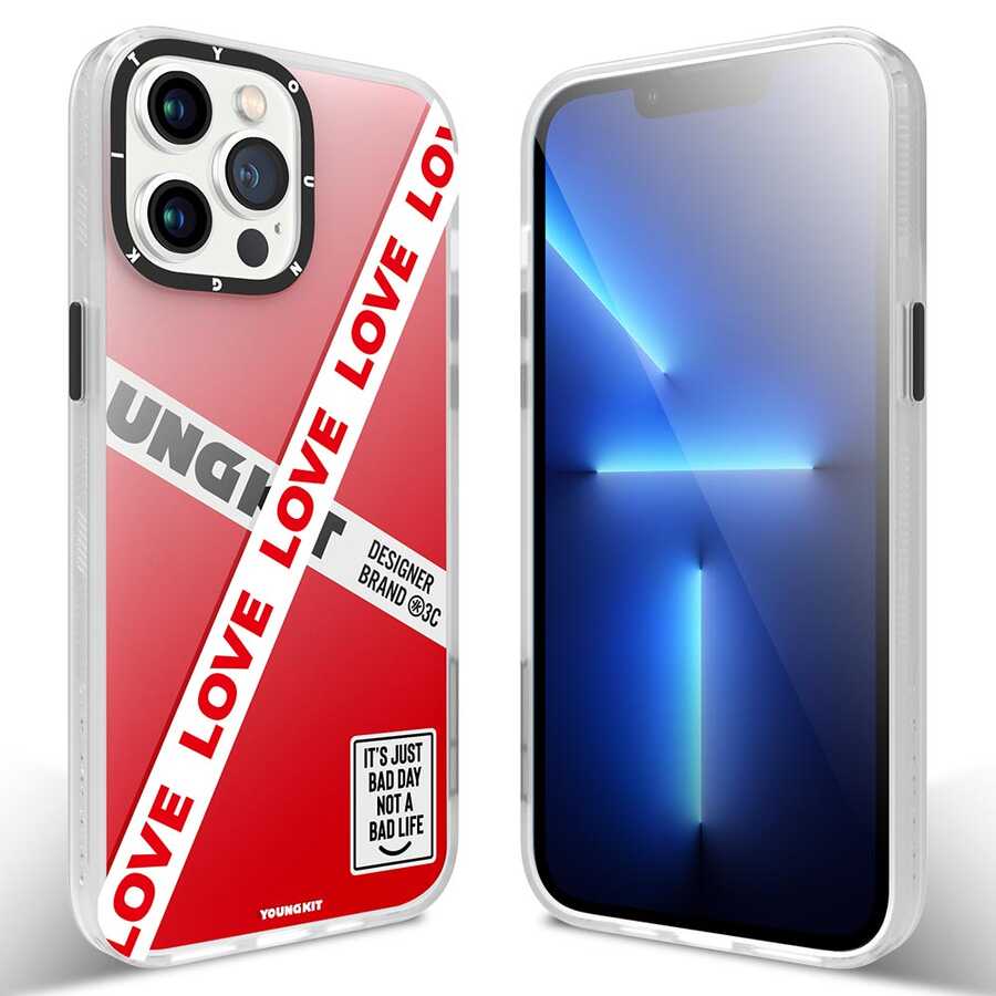 Apple iPhone 13 Pro Max Uyumlu Kılıf YoungKit Holiday Serisi Kapak