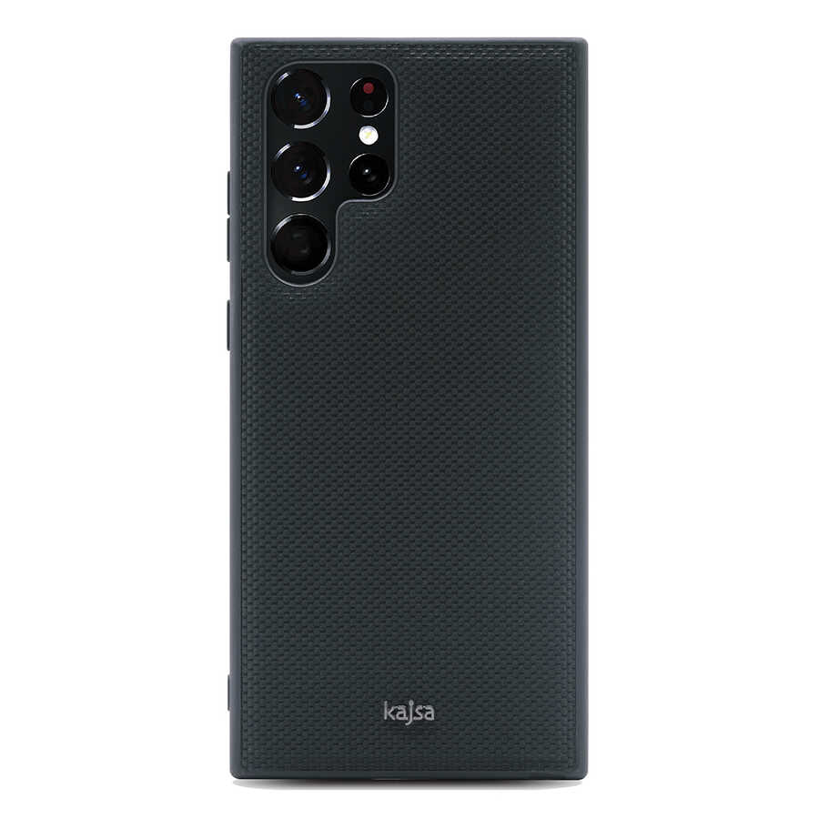 Samsung Galaxy S22 Ultra Uyumlu Kılıf Kajsa Preppie Serisi Dark Kapak