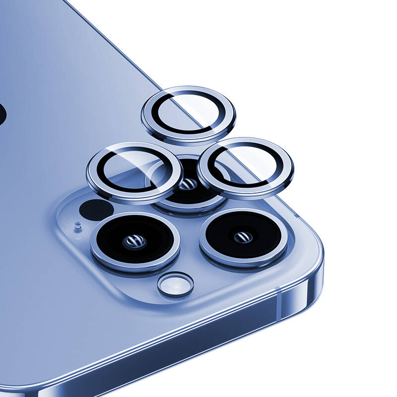 Apple iPhone 15 Pro Max Uyumlu Benks DR Safir Kamera Lens Koruyucu