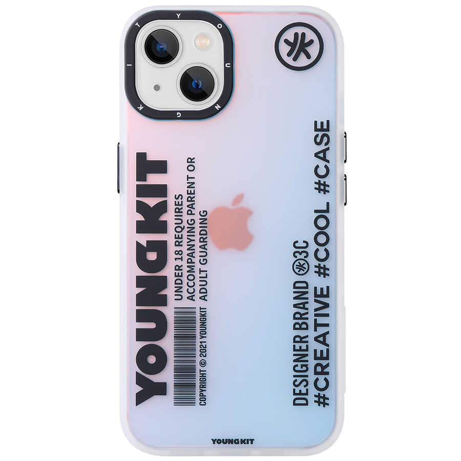 Apple iPhone 13 Uyumlu Kılıf YoungKit Fashion Culture Time Serisi Kapak