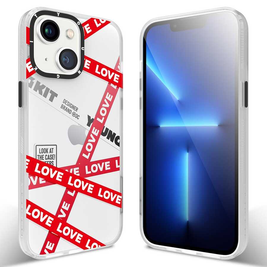 Apple iPhone 13 Uyumlu Kılıf YoungKit Holiday Serisi Kapak