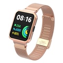 Xiaomi Redmi Watch 2 Lite Uyumlu Kordon Paslanmaz Çelik Klipsli Zore KRD-66 Kayış